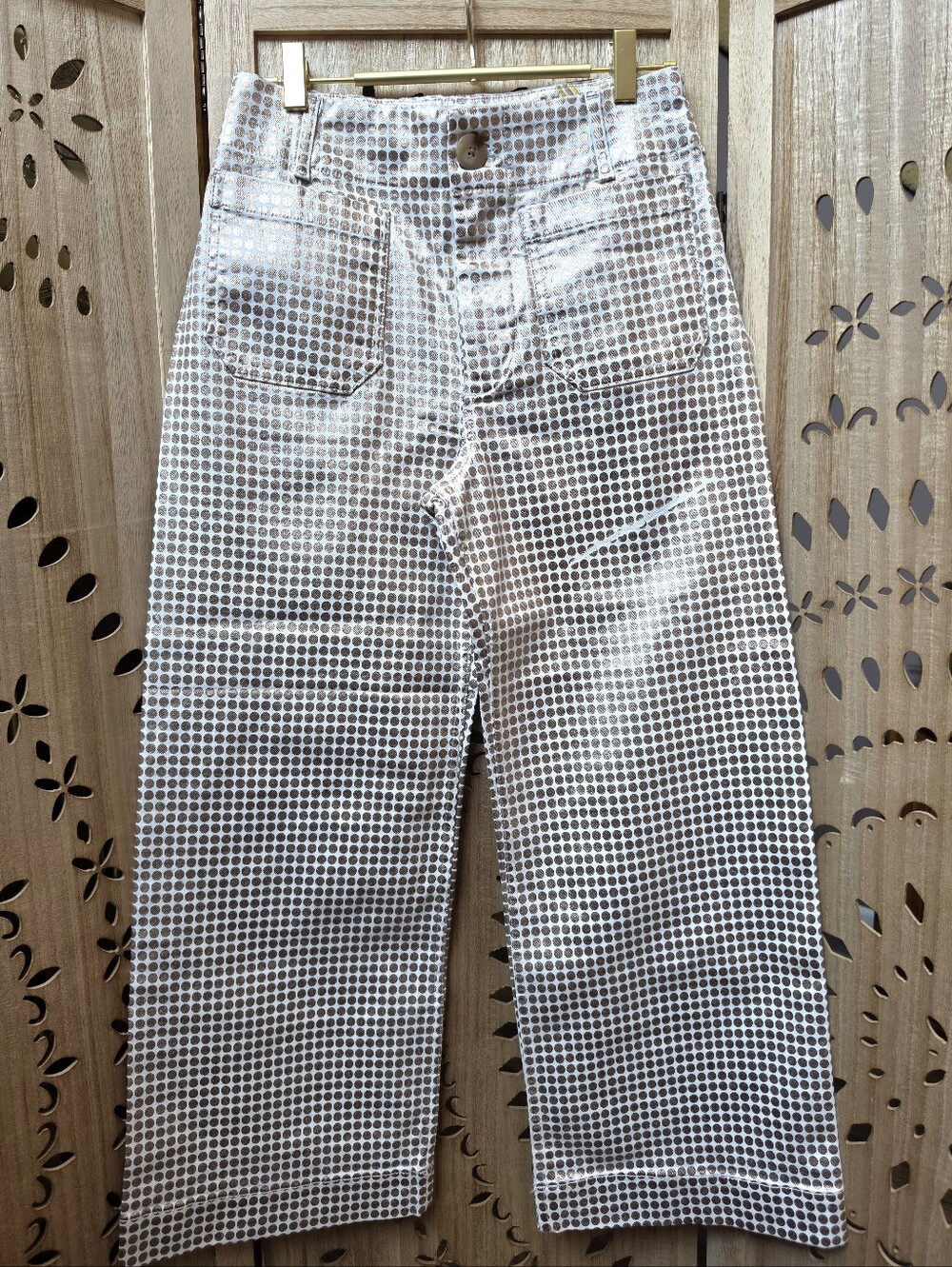 NWOT🚨 Maeve Colette High-Rise Wide-Leg Cropped Jeans - Picture 4 of 12